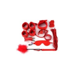 BDSM SEX KIT Bracelet+Whip+Goggles+Feather+Mouth Ball